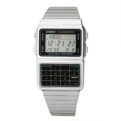 Casio DBC-611-1D | Data Bank Calculator Watch | Illuminator | Multi-Lingual | Si