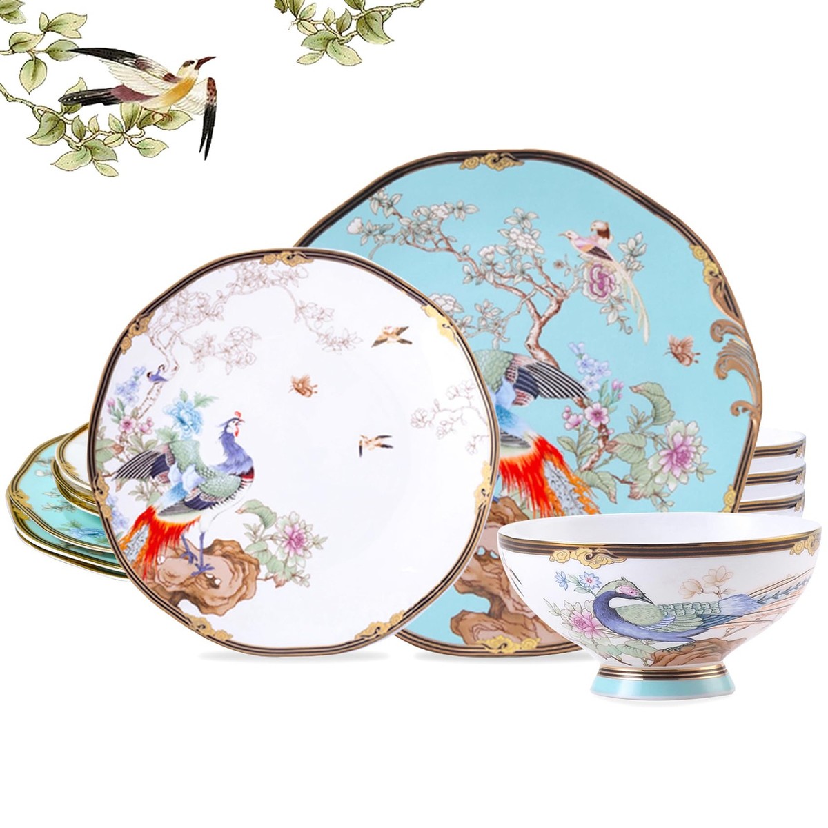 Bone China Dinnerware Set Porcelain Dinnerware Sets for