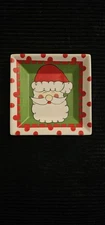 MCS Mainstreet Collection Christmas Santa Square Bowl 8.5"