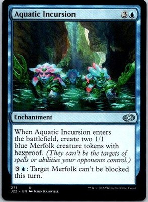 Aquatic Incursion U Jumpstart 2022 271 LP MTG