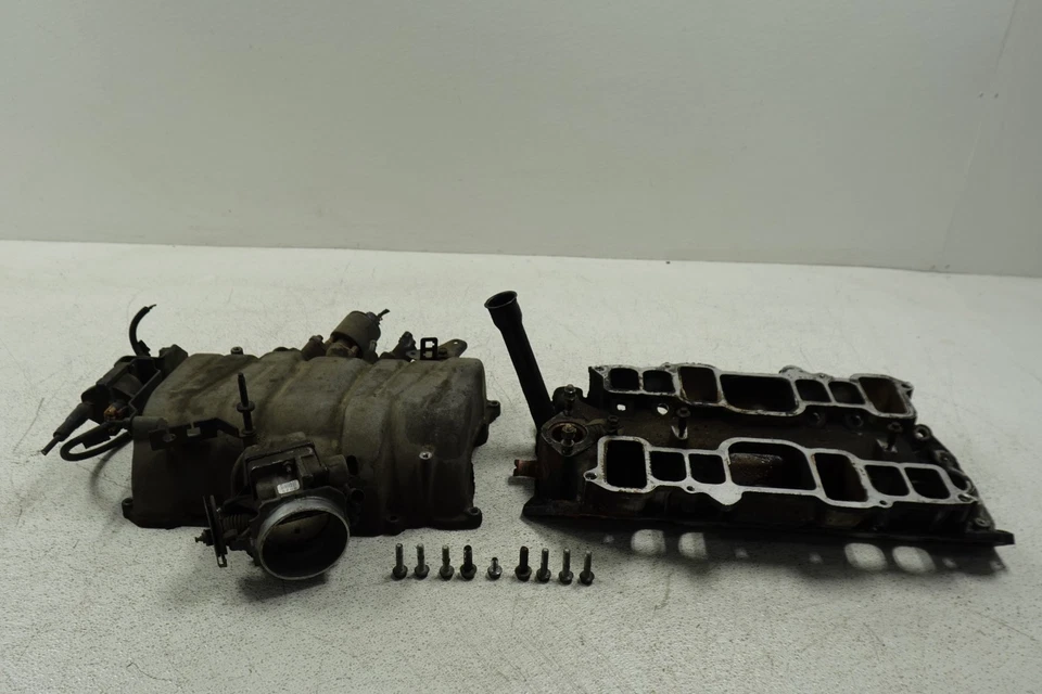 Верхний нижний впускной коллектор 1996-2000 OEM Chevy GMC 454 7,4 л C/K 2500 3500 W6025 - Изображение 2 из 4