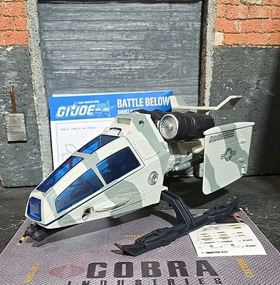 GI JOE ~ 2014 GHOST HAWK ~ BATTLE BELOW ZERO 50TH  ~ 100% COMPLETE