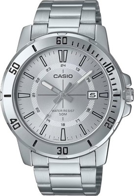 Reloj Para Hombre Casio Resistente Al Agua Acero Inoxidable Hora Mundial Verde S