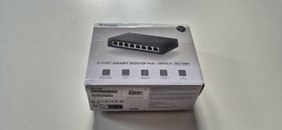 D-Link DGS-1008P 8-Port Gigabit PoE+ Unmanaged Desktop Switch  NEU + OVP