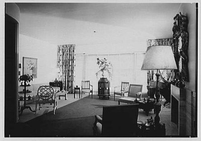 Photo:New York City NY Richard H Hoffman Residence Living Room 1944