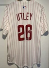 Chase Utley Autographed Nike Jersey MLB and Fanatics Cert Philadelphia Phillies