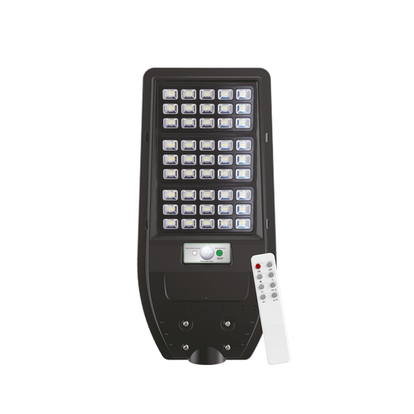 Luxula LED Solar-StraßEnleuchte 1200 Lm Kaltweiß Schwarz IP65 Dimmbar-image