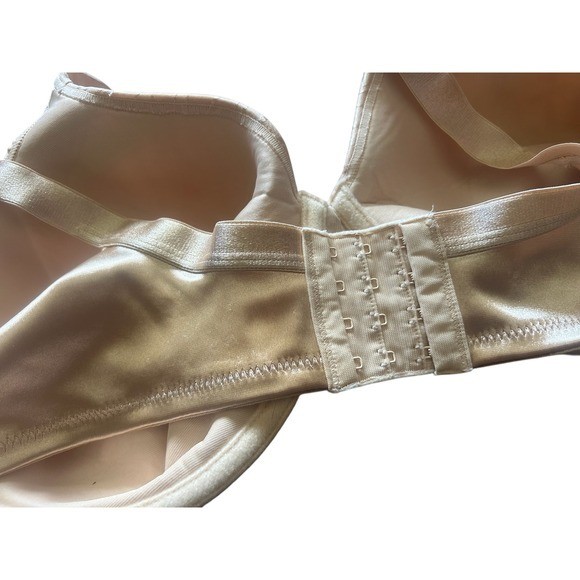 Playtex Seashell Full Coverage Bra 44D Beige Jacq… - image 4