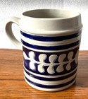 COLONIAL WILLIAMSBURG salt glaze pottery mug stein pitcher oak leaf design — photo 1