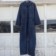 Dickies Navy Blue Jumpsuit Coveralls Workwear Mechanic Men's Size 42/44 Long