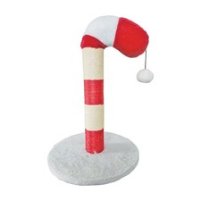 Christmas Cat Scratching Post, Cute Candy Cane Cat Scratcher