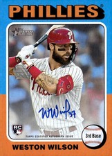 2024 Topps Heritage Real One Autographs #ROAWW Weston Wilson HN Auto - NM-MT