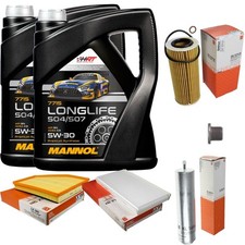 MAHLE Inspektionspaket 10L MANNOL 5W-30 Longlife f�r BMW 5er Touring 535d 635d