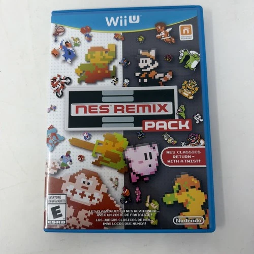 NES Remix Pack (Nintendo Wii U, 2014) Complete TESTED MINT DISC 