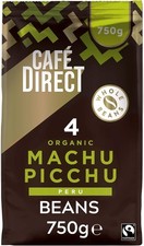 Cafédirect Machu Picchu Coffee Beans, Medium-Dark Roast, Organic 750G 20.39 per kilo