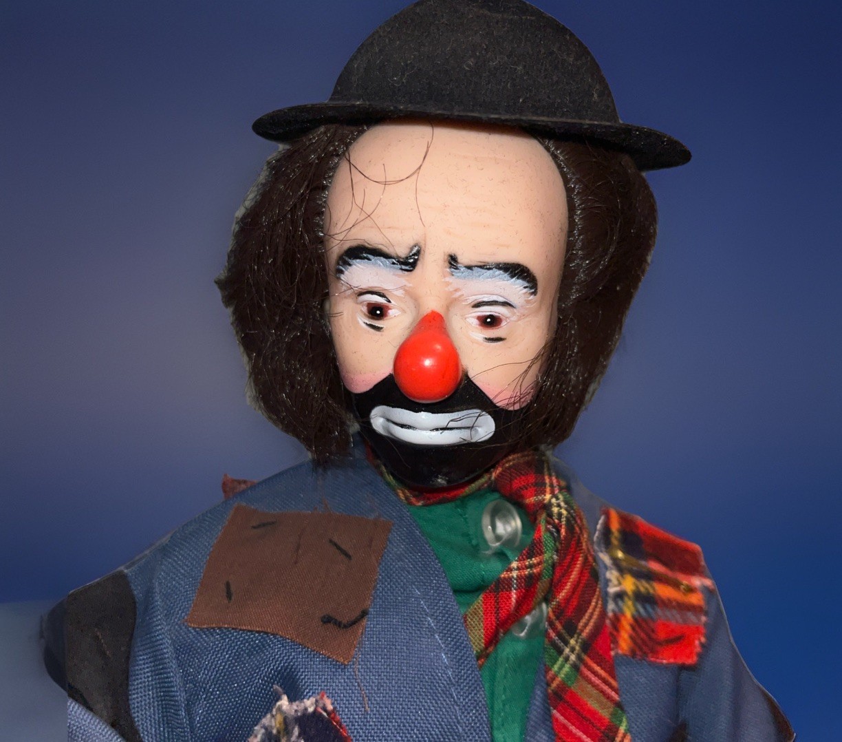 Emmett Kelly Sr. Animated Musical Animated Doll as “Weary Willie” by May Lei USA