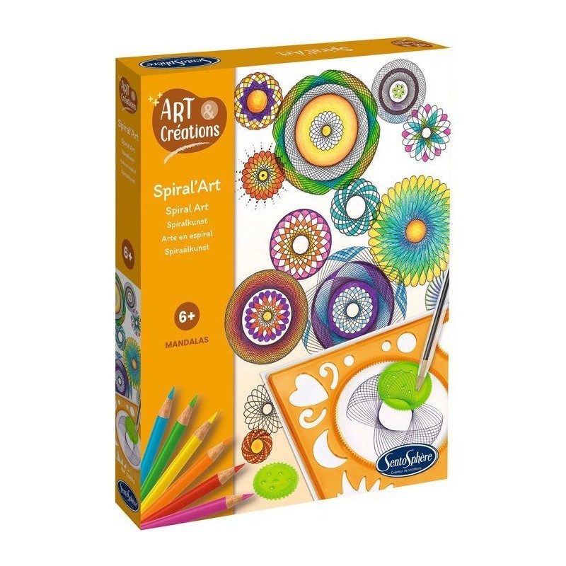 Art & Créations Spiral' : Activité calme et artistique pour enfants à la maison