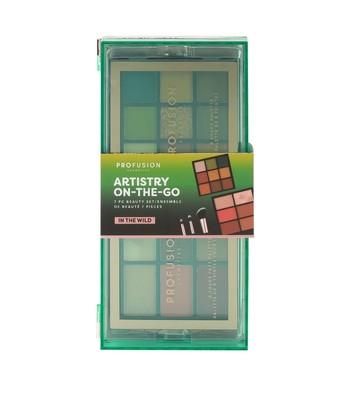 Profusion Cosmetics Aritistry On-The-Go Eyeshadow and Face Palette - In The Wild