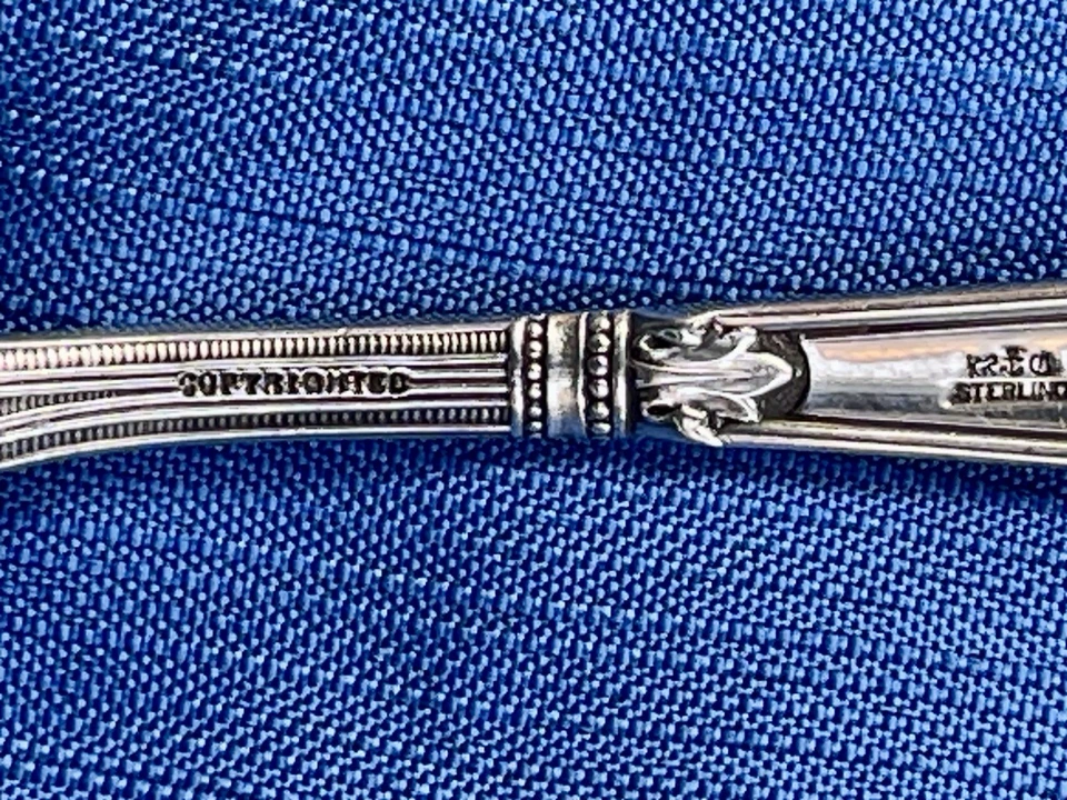 Gorham Cluny Cuchara de Azúcar de Plata Esterlina Corte Brillante Lavado Dorado Antigua por Gorham Foto 4 de 4