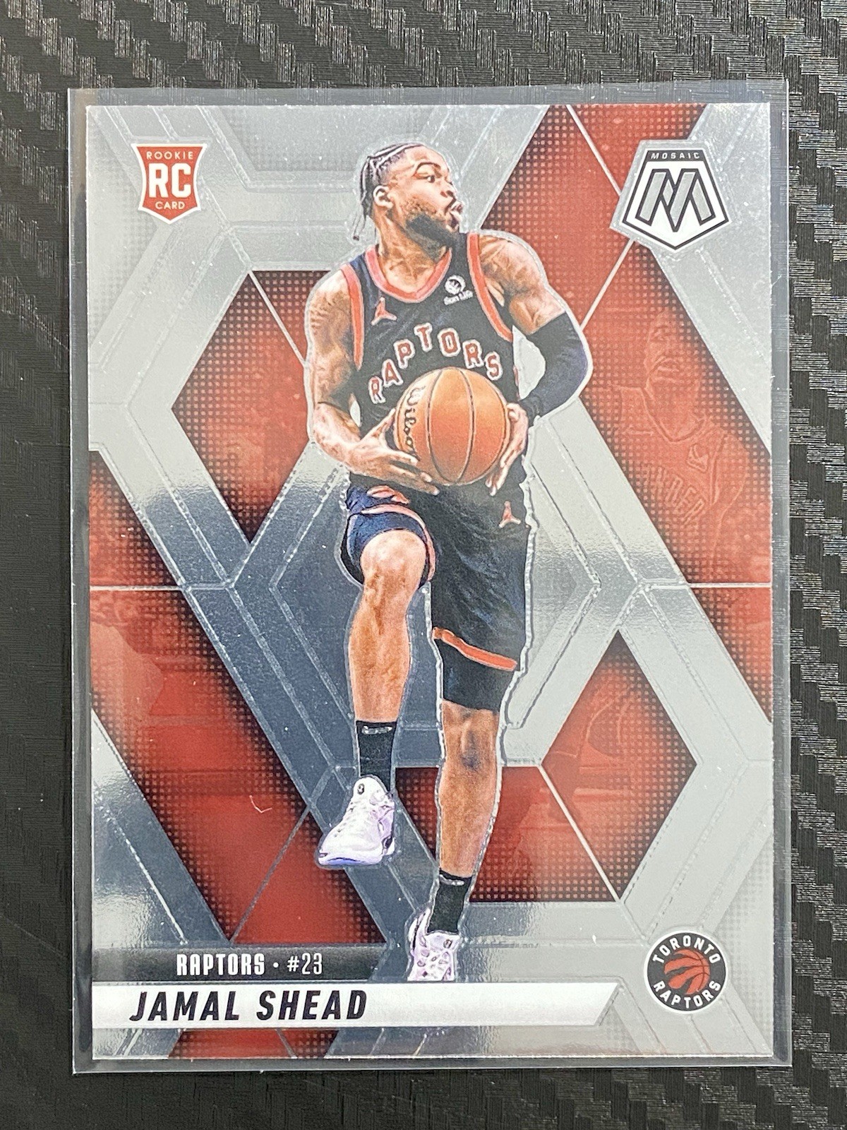 2024-25 Panini Mosaic Jamal Shead #201 RC Toronto Raptors