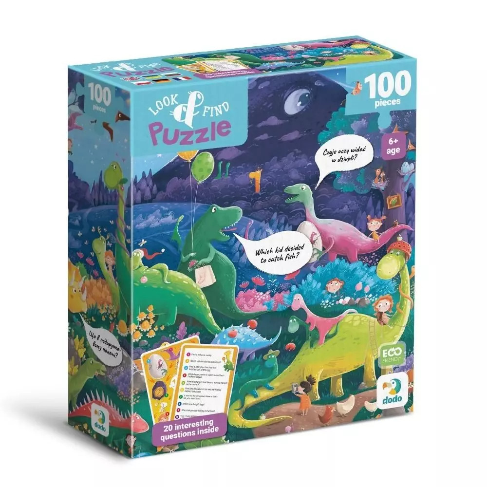4823115911032 Puzzle 100 Look-Find Kraina dinozaurw Dodo 4090₽