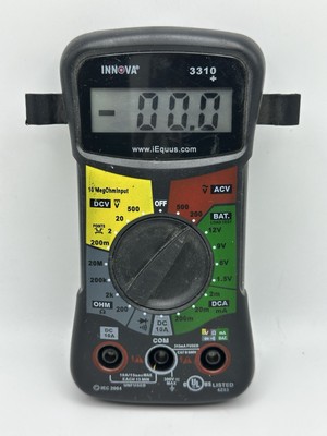 Innova Digital Multimeter Model 3310+ With Leads 2004 EUC | eBay