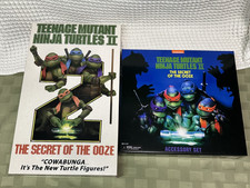 NECA TMNT  Secret of the Ooze VHS 4 Pack  ACCESSORY Teenage Mutant Ninja Turtles
