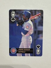 1992 US Playing Card Baseball Aces Box Set Andre Dawson #6C HOF