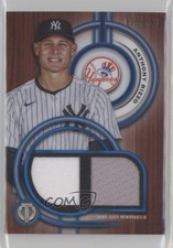 2025 Topps Tribute Single Player Dual Relics Blue /150 Anthony Rizzo #DR-AR 0c3