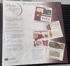 1999 Creative Memories 12x12 White Pocket Pages RCM-12P Sealed Pack Of 5 Sealed