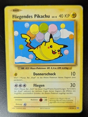 Fliegendes Pikachu 110/108 Evolution deutsch Pokemon Karten VG