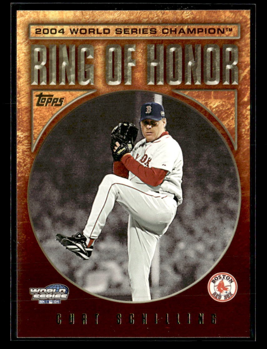 2009 Topps #RH24 Curt Schilling Ring of Honor Card Boston Red Sox