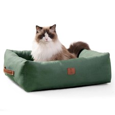 20In Dog Bed for Small Dogs  Cats - Washable Rectangle Cat Kitten Bed for In...