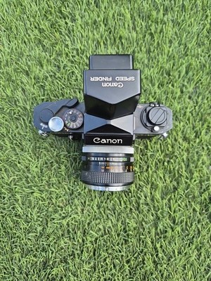 Canon F-1 Late 35mm Film Camera, FD NFD 50mm f1.4, Cannon Speed
