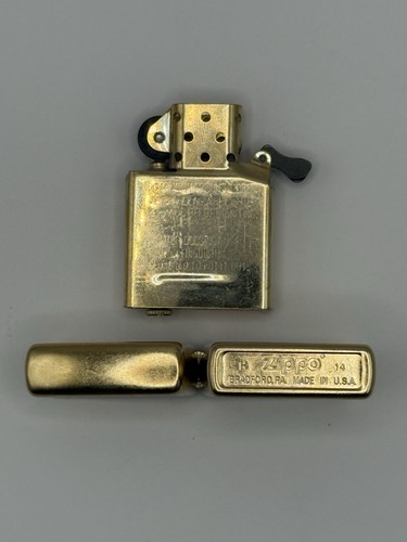 Zippo Belle Kogan Gold Dust Bars Street Lighter Flame Steel Planeta - Picture 7 of 7