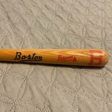 Vintage MLB Boston Braves Mini Wooden Basebal...