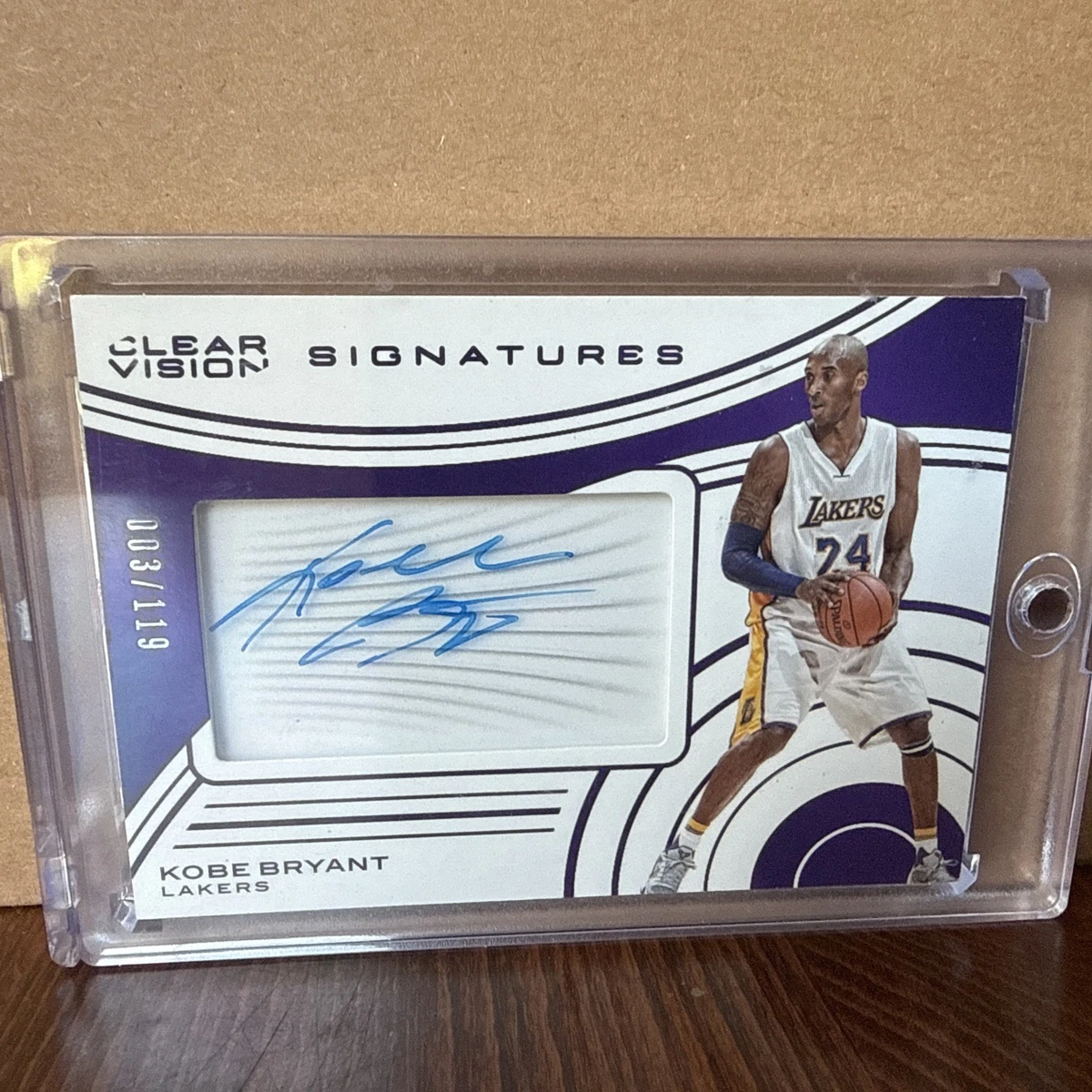 Kobe Bryant Basketball Trading Cards Autographed Sports 2015-16