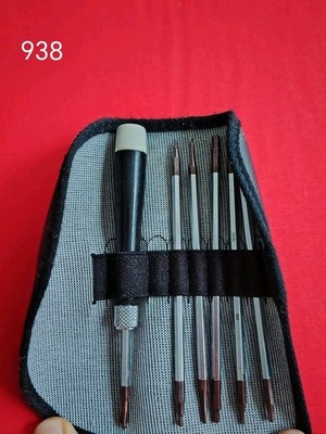 PB SWISS TOOLS 513 Feinschraubendreher mit Teleskopgriff Set in Rolltasche 
