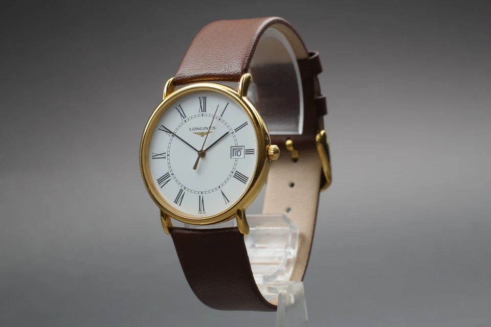 "Exc+5" Vintage LONGINES Grand Classic L7.984.2 Roman Qz Mens Watch From Japan - Image 3 of 4