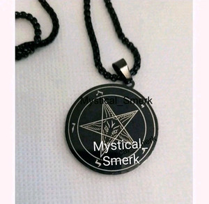 Haunted Doll Active Spirit Negative Witch Owned Scary Satanic Necklace Black No2