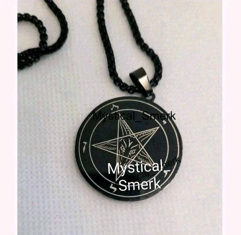 Haunted Doll Active Spirit Negative Witch Owned Scary Satanic Necklace Black No2