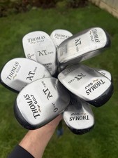 ✅RARE Thomas Golf AT 725 Hybrid Iron Set 5-9 + PW/GW/SW- Fujikura 65 R-Flex- RH✅