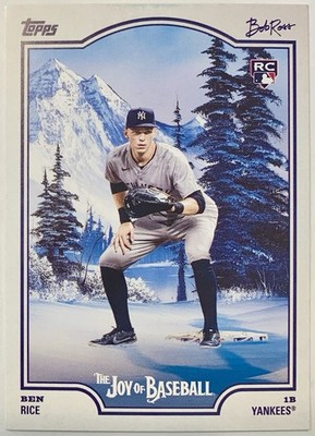 Ben Rice 2025 Topps X Bob Ross The Joy Of Baseball RC #84 Rookie NY Yankees  