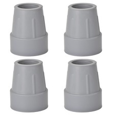 4 Pack Crutch Tips 1 Inch Non Slip Walking Cane Tips Heavy Duty Rubber Cane Repl