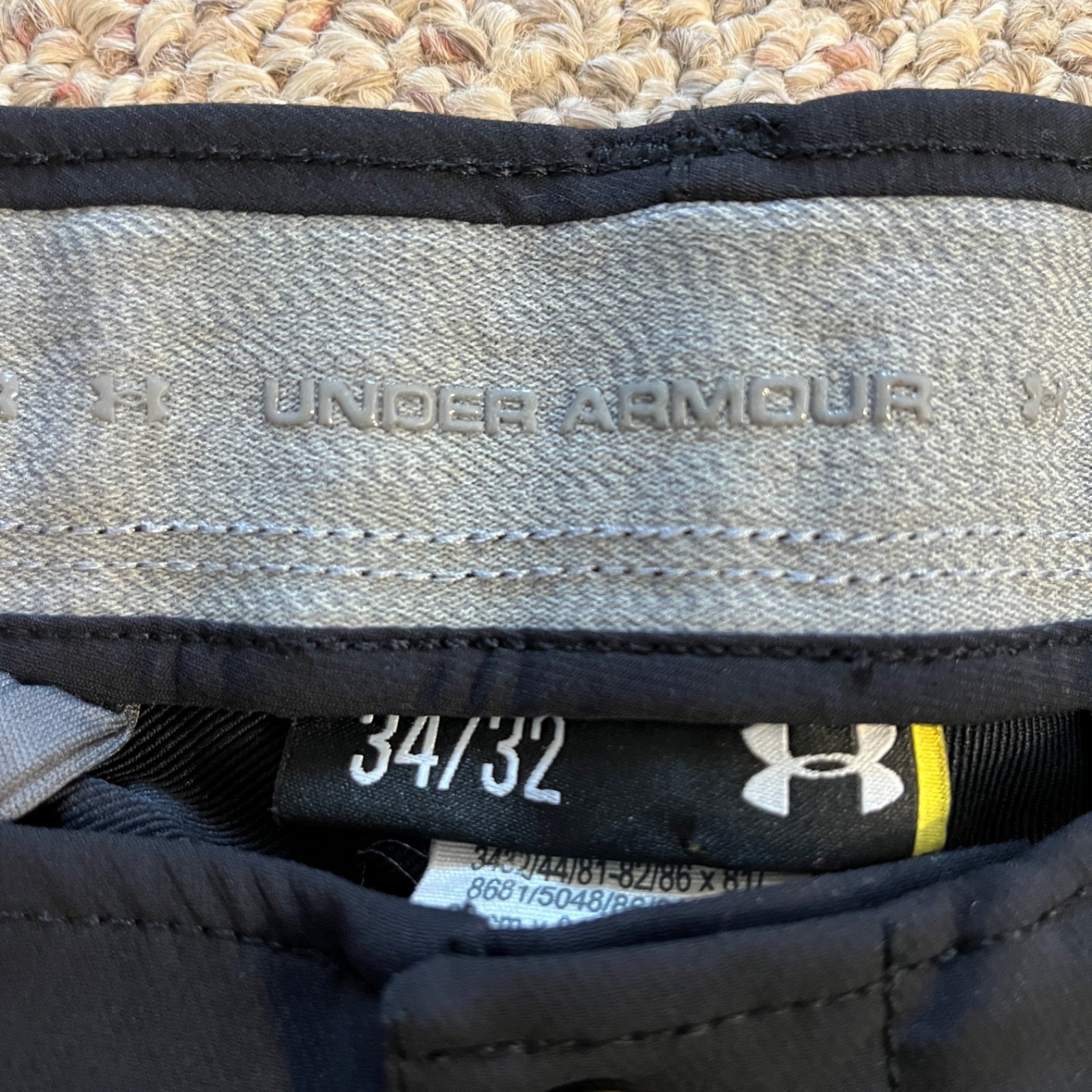 Under armour All Season Gear Tech Pants Mens 34x32 Black Stretch Loose thumbnail 6