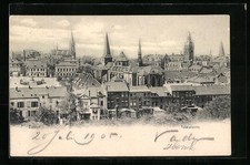 Essen / Ruhr, Blick über die Stadt, Ansichts...
