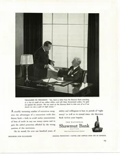 1940 National Shawmut Bank Boston MA Vintage Print Ad
