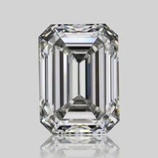 Cert. GIA 2.01 Carat Emerald Cut Natural Mined Diamond Loose I color VS1 clarity