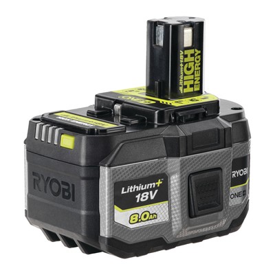 RYOBI ONE+ 8,0 Ah HIGH ENERGY Lithium-Ionen-Akku