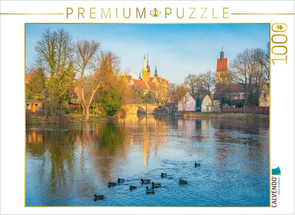 Calvendo Puzzle Wintermorgen In Merseburg | 1000 Teile Lege-GrößE 64 × 48 Cm Fot-image